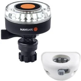 Navisafe Navilight 360 Degree 2nm White W/Navimount Base & Vertical Mount - White