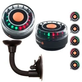 Navisafe Portable Navilight 2nm - Tricolor W/Bendable Suction Cup Mount