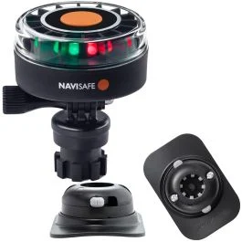 Navisafe Navilight 2nm Tricolor W/Navimount Base & Rib Mount - Black