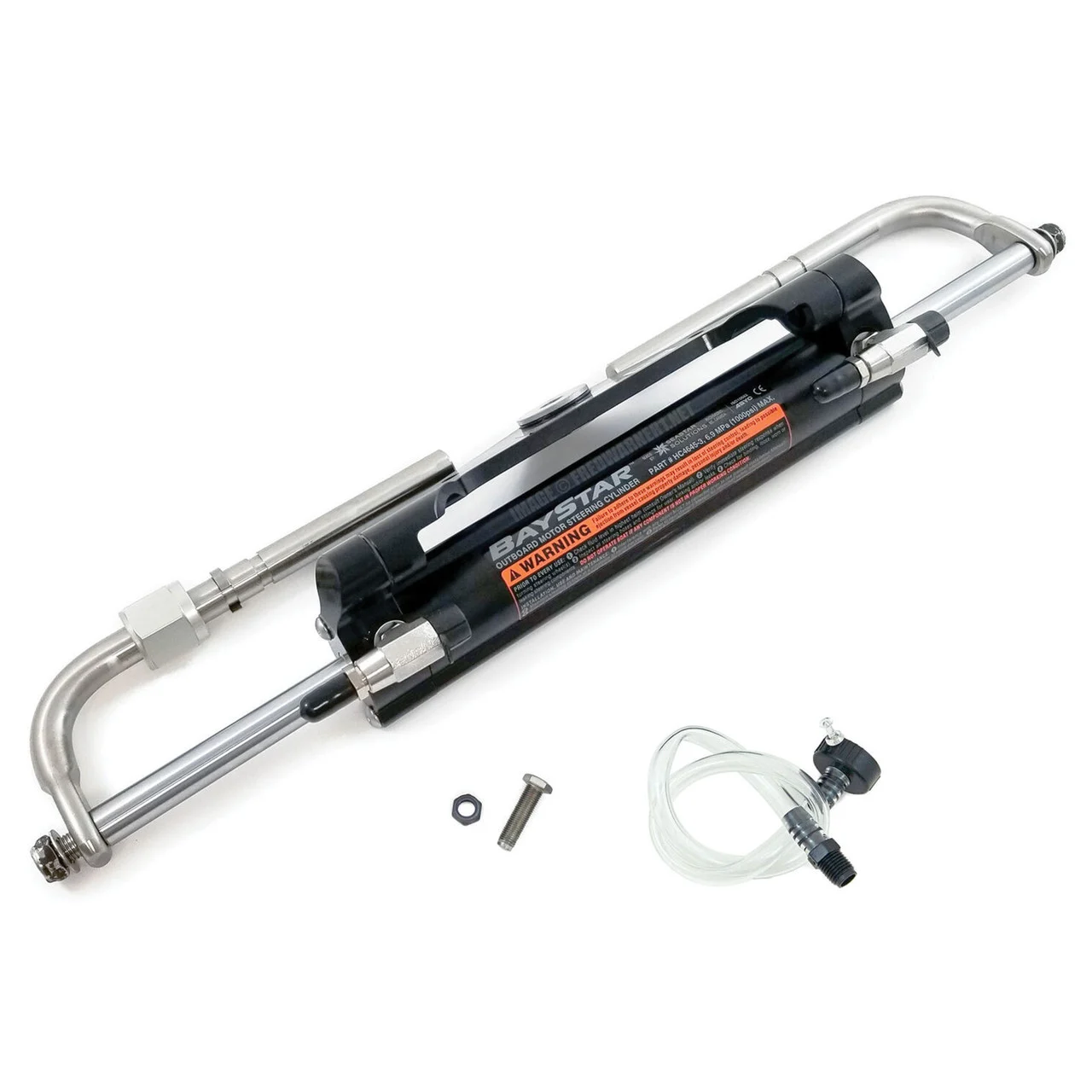Sierra HC4645-3 BayStar Compact Hydraulic Steering Kit for Single Station Outboard Powered Boats - HC4645-3