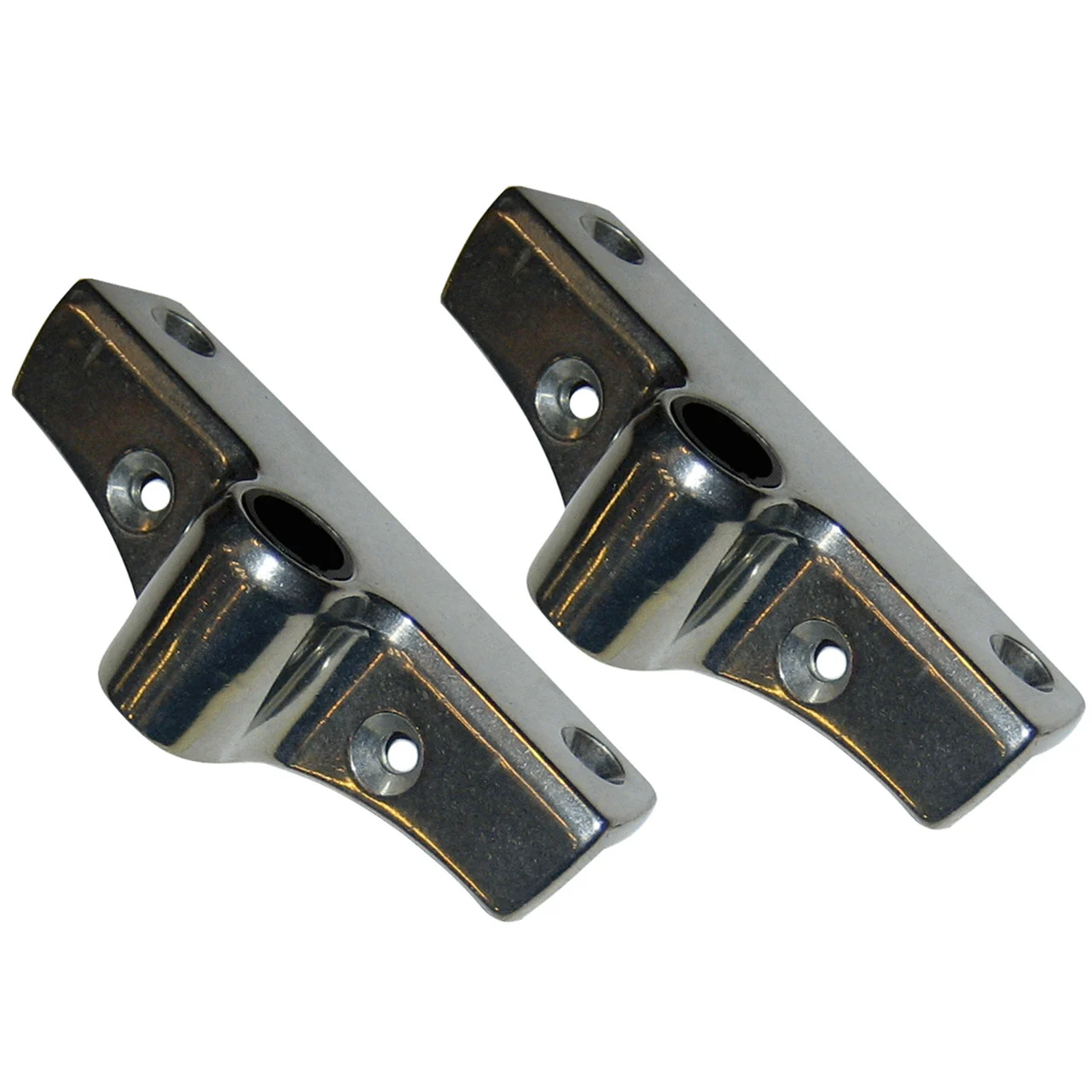 Perko 1186DP0ZNC Edge-Mount Rowlock Socket - 4" Length x 7/8" Width x 1-1/8" Depth - 1186DP0ZNC