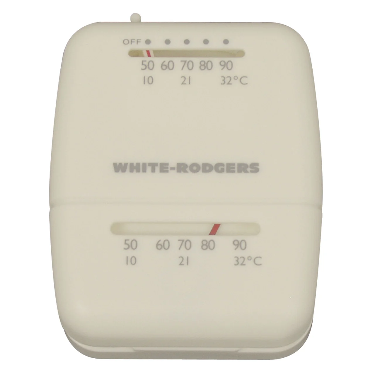White-Rodgers 1C20101S1 White Rodgers Heating Thermostat - White - 1C20101S1
