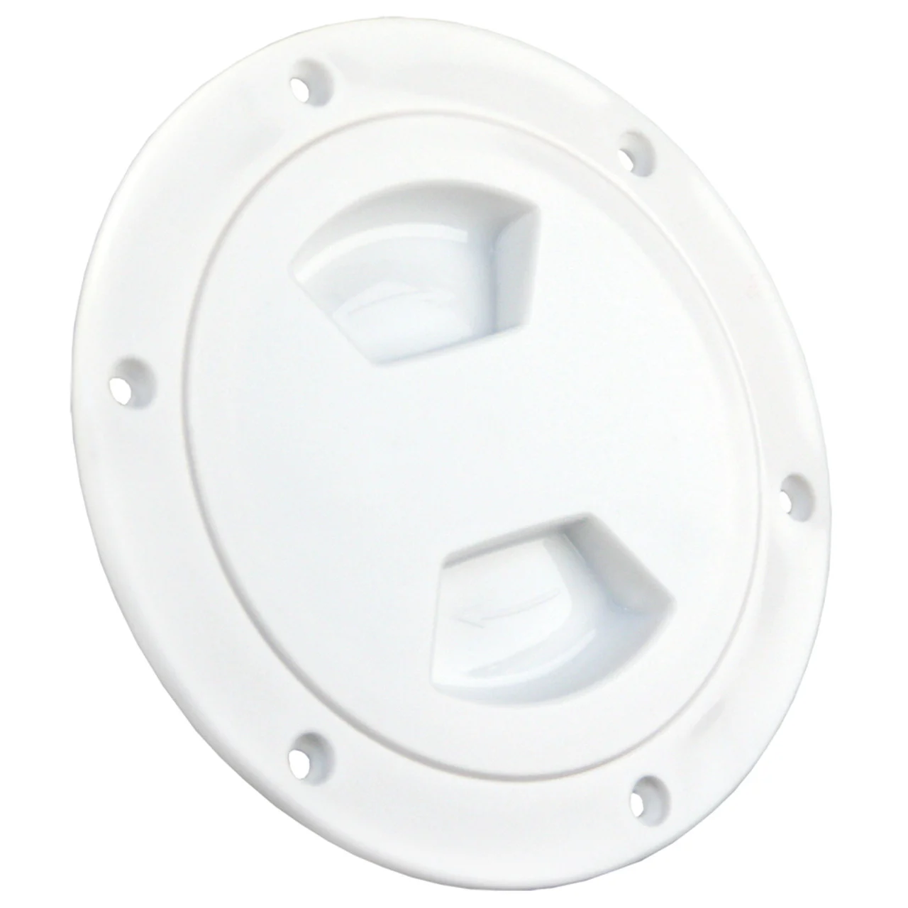 JR Products 31005 Access/Deck Plate - 4", White - 31005