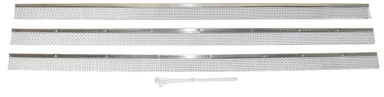 Valterra A10-1312VP Bug Screen for RV Refrigerator Vent - Fits Norcold with 27.5" Louver Opening, Pack of 3 - A10-1312VP