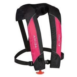 Onyx A/M-24 Automatic/Manual Inflatable Pfd Life Jacket - Pink