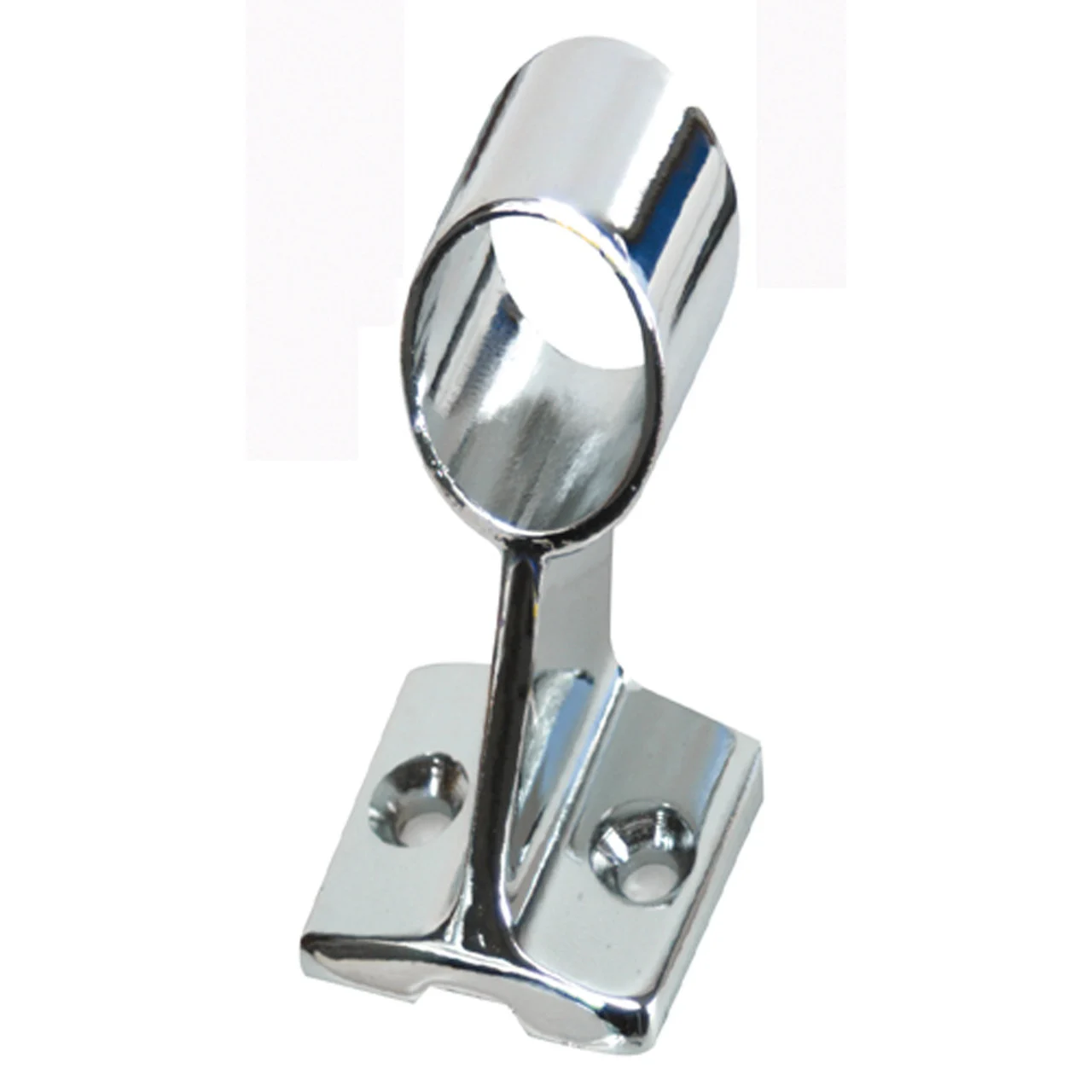 Whitecap S-1489C CP Zamac Handrail Stanchion - Center - S-1489C