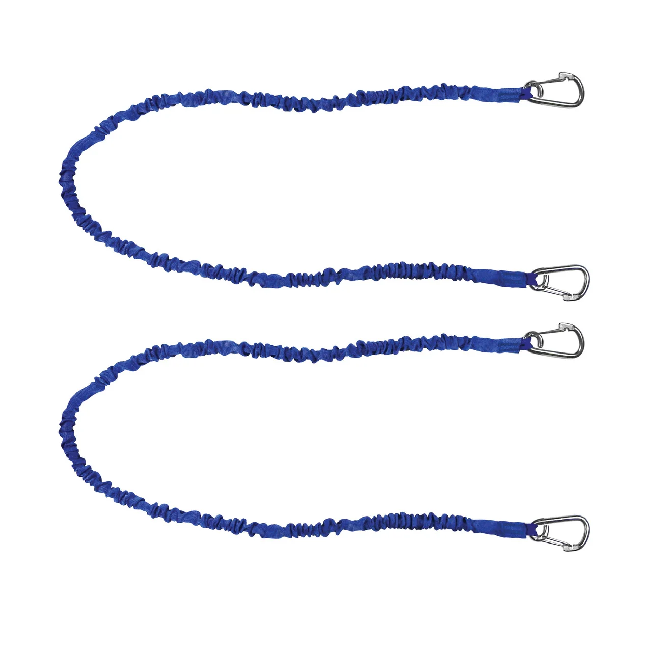 Extreme Max 3006.2912 BoatTector High-Strength Line Snubber & Storage Bungee, Value 2-Pack - 48" with Medium Hooks, Blue - 3006.2912