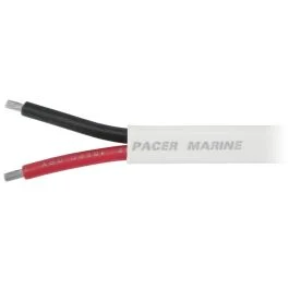 Pacer 16/2 Awg Duplex Cable - Flat Cable - Red/Black - Sold By The Foot