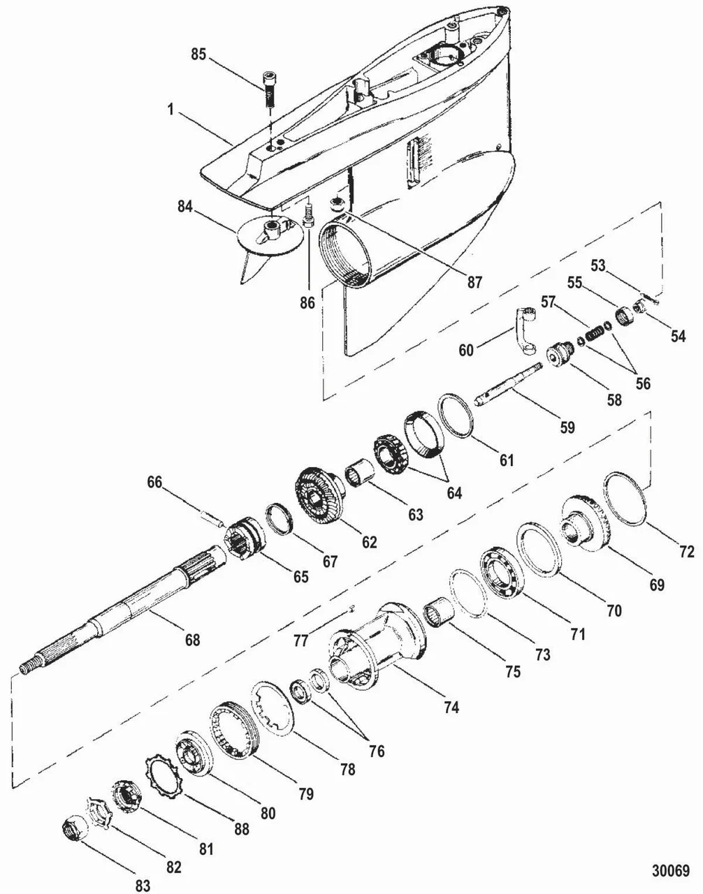 Quicksilver - Bearing Set - Quicksilver (35928t1)