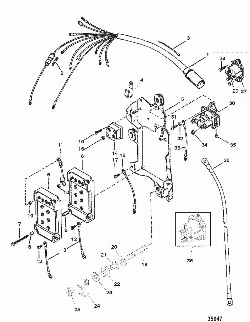 Quicksilver - Switchbox Assembly - Quicksilver (7778a14)