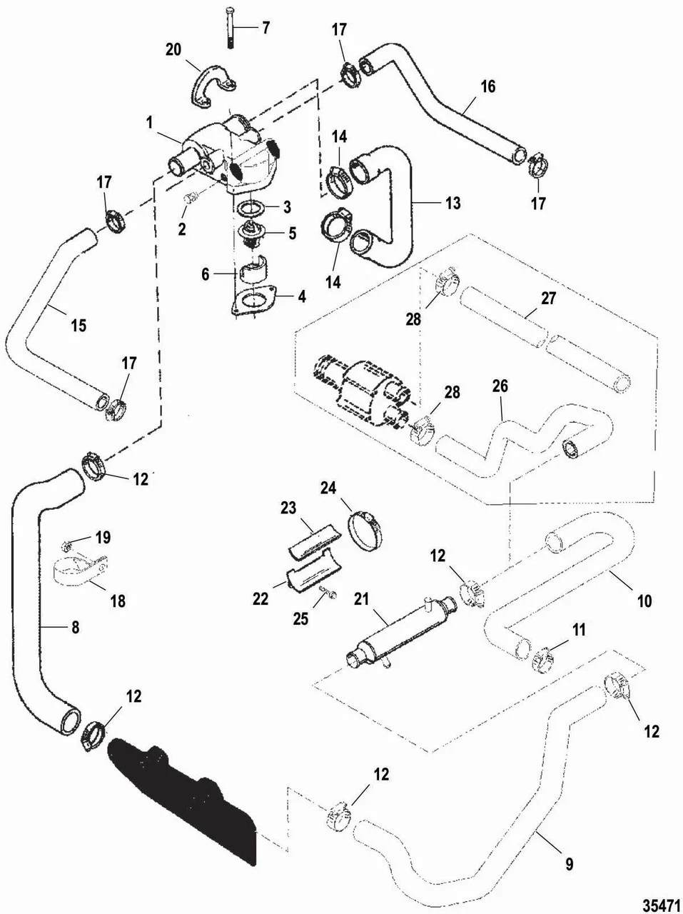 Quicksilver - Housing-thermost - Quicksilver (860256a3)