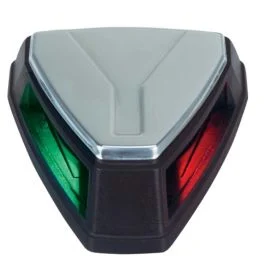 Perko 12v Led Bi-Color Navigation Light - Black/Stainless Steel
