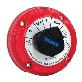 Perko 8503dp Medium Duty Battery Selector Switch W/Alternator Field Disconnect W/O Key Lock