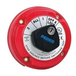 Perko 8504dp Medium Duty Battery Selector Switch W/Alternator Field Disconnect & Key Lock