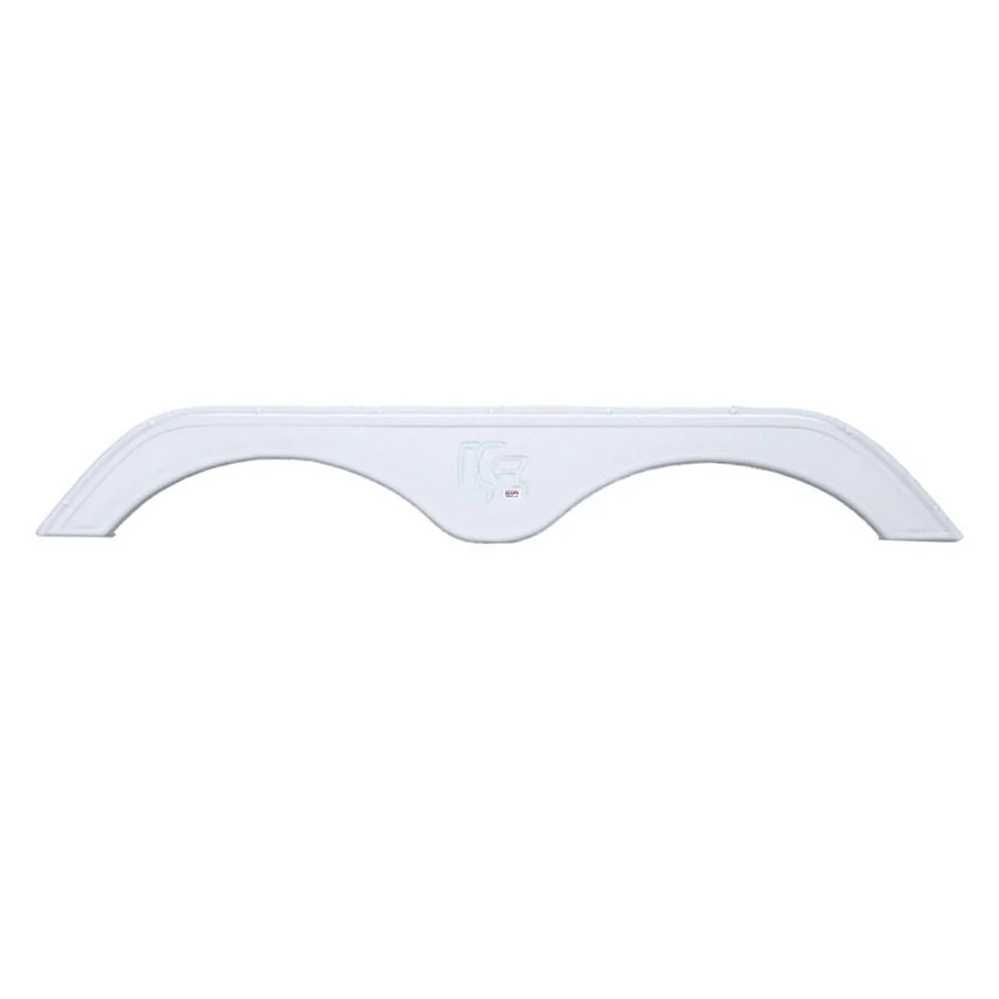 Icon 01760 Tandem Axle Fender Skirt FS1760 for KZ - Polar White - 1760