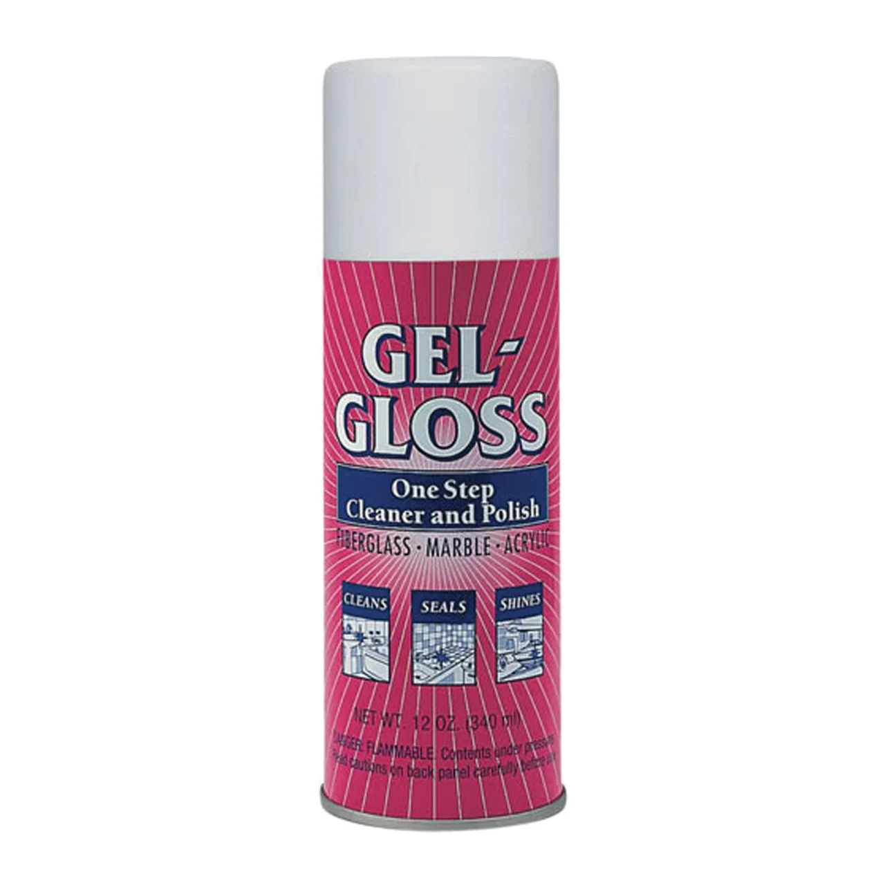 TR Industries GA-12 Gel-Gloss One Step Cleaner and Polish - 12 oz. Aerosol - GA-12