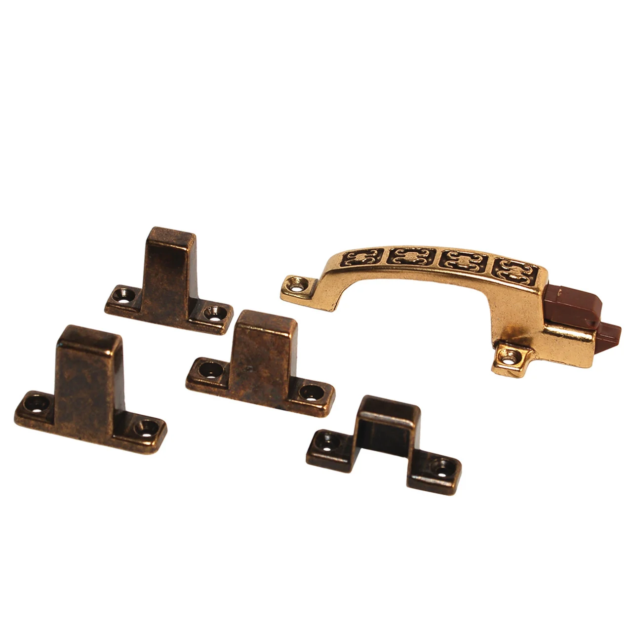 RV Designer H241 Positive Latch With 4 Strike Options - Bronze Finish - H241