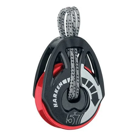 HARKEN 57mm Power3 Soft-Attach Ratchamatic Block - Red Sheave, 2160.RED