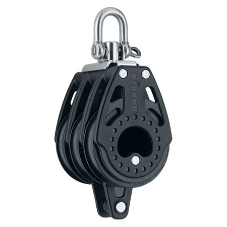 HARKEN 75mm Triple Carbo Block - Swivel, Becket, 2665
