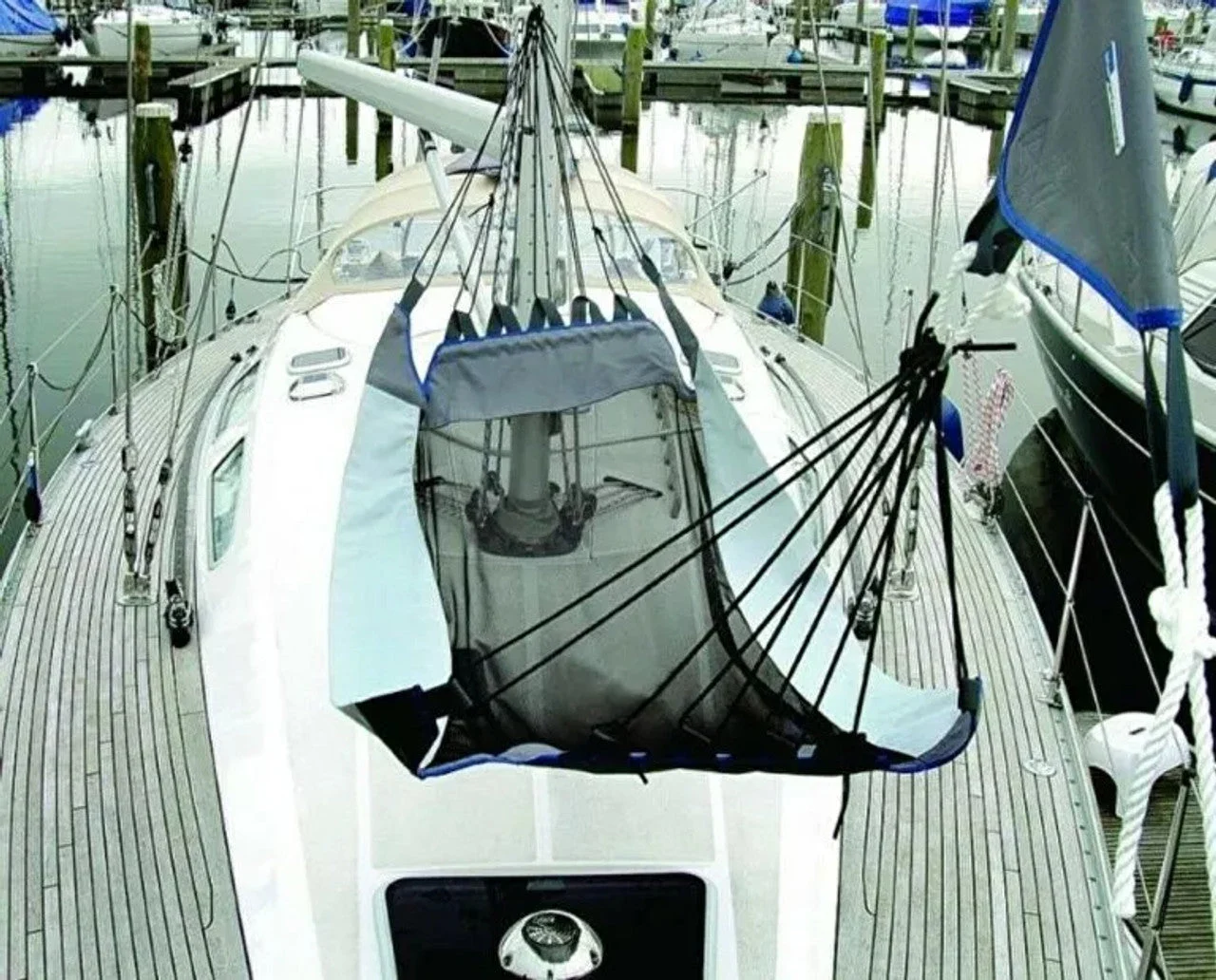 Blue Performance Hammock w/ forestay suspension