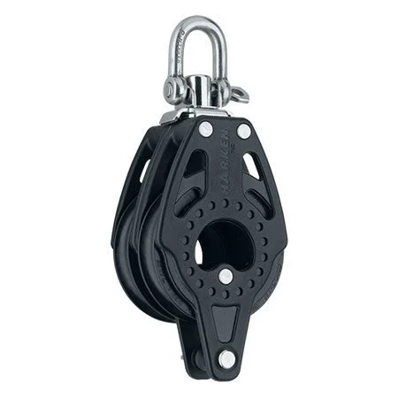 HARKEN 75mm Double Carbo Block - Swivel, Becket, 2663
