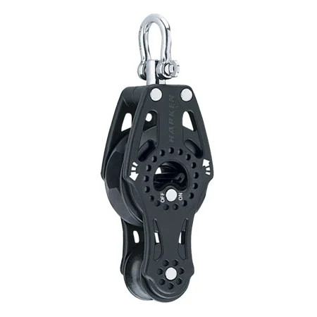 HARKEN 75mm Carbo Fiddle Rachet Block - Swivel, 2694
