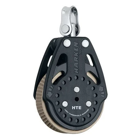 HARKEN 57mm Ratchamatic® HTE Block — Swivel, 1.5x Grip, 2165.HTE