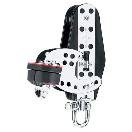 HARKEN 76 mm Fiddle Midrange Hexaratchet Block - Cam Cleat, 1565