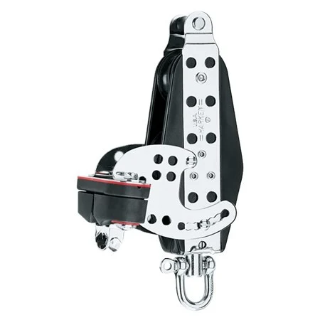 HARKEN 76mm Midrange Fiddle Block - Swivel, Becket, Cam Cleat, 1564