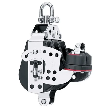 HARKEN 76mm Triple Midrange Hexaratchet Block - Cam Cleat, Becket, 1556