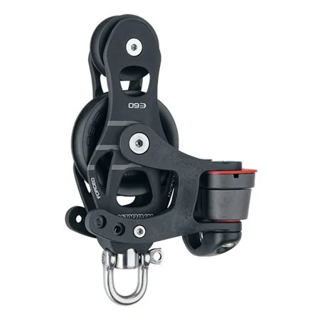 HARKEN 60mm Element Fiddle Block - Swivel, Cam, 6265