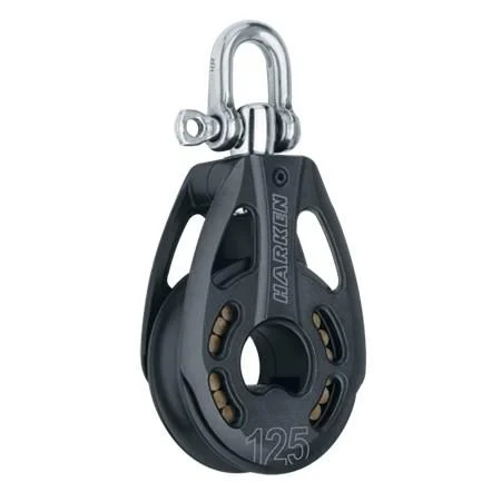 HARKEN 125 mm Aluminum Black Magic Block - Swivel, 3256