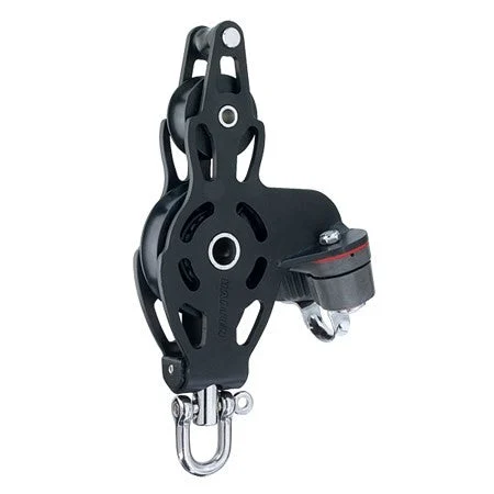 HARKEN 75mm Aluminum Fiddle ESP Block - Swivel, Becket, Cam Cleat, 6099