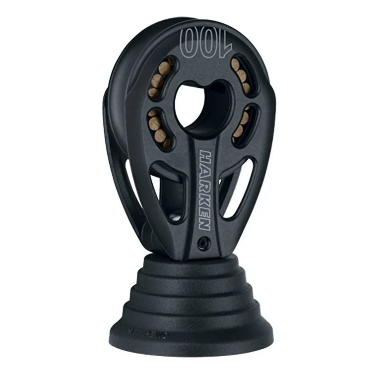 HARKEN 100 mm Aluminum Black Magic Stand-up Block, 3254