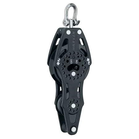 HARKEN 57mm Fiddle Ratchet Block - Swivel, Becket, 2674