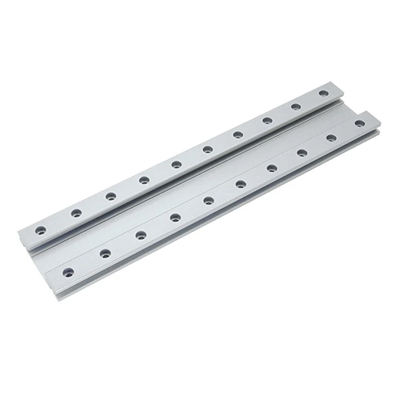 HARKEN 32mm Clear-Anodized Switch T-Track — Double 500 mm Storage Track, 3949.clear