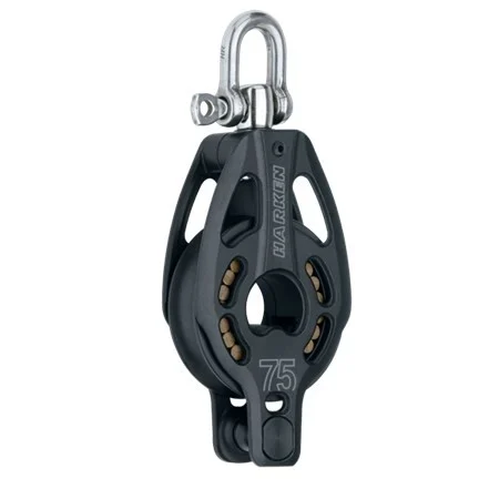 HARKEN 75mm Aluminum Block — Swivel, Becket, 3232