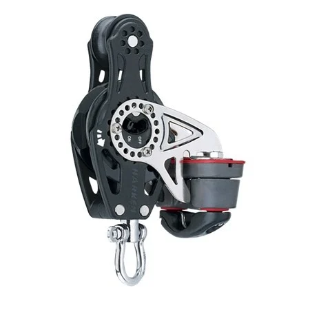 HARKEN 57mm Fiddle Ratchet Block - Swivel, Cam Cleat, 2675