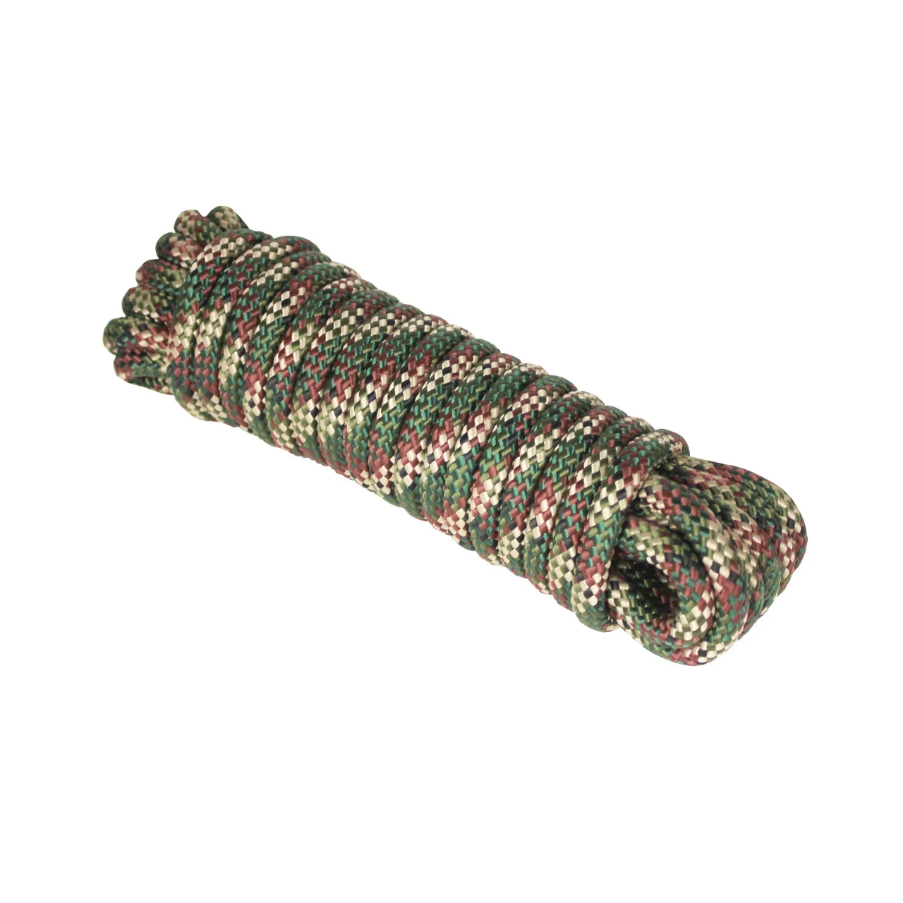 Extreme Max 3008.0403 16-Strand Diamond Braid Utility Rope - 5/8" x 50', Camo - 3008.0403