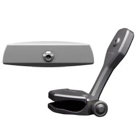 Ptm Watersports Mirror/Bracket Kit W/Vr-140 Elite Mirror & Zxr-320 (Titanium Grey)