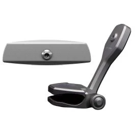 Ptm Watersports Mirror/Bracket Kit W/Vr-140 Elite Mirror & Zxr-361 (Titanium Grey)