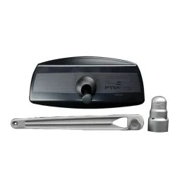 Ptm Watersports Ucx-17 Pro Pontoon Mirror/Bracket Kit - Silver