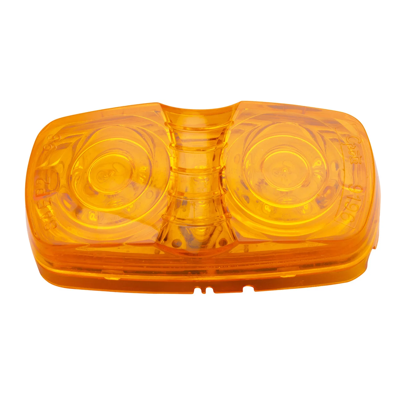 Grote G4603 Hi Count Square-corner 13-diode Led Clearance Marker Light - Amber - G4603