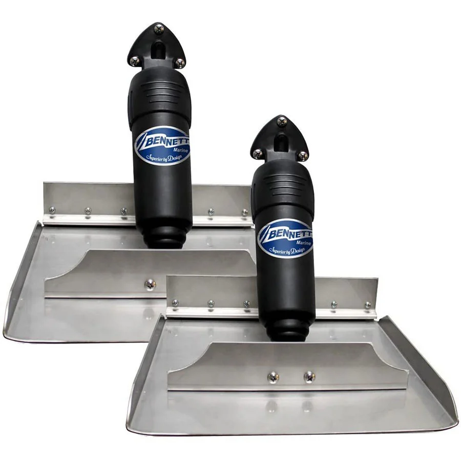 Bennett Marine BOLT129ADJ Bolt 12X9 Trim Tab System with Adjustable Upper Hinges - 6BT-50013-46-00