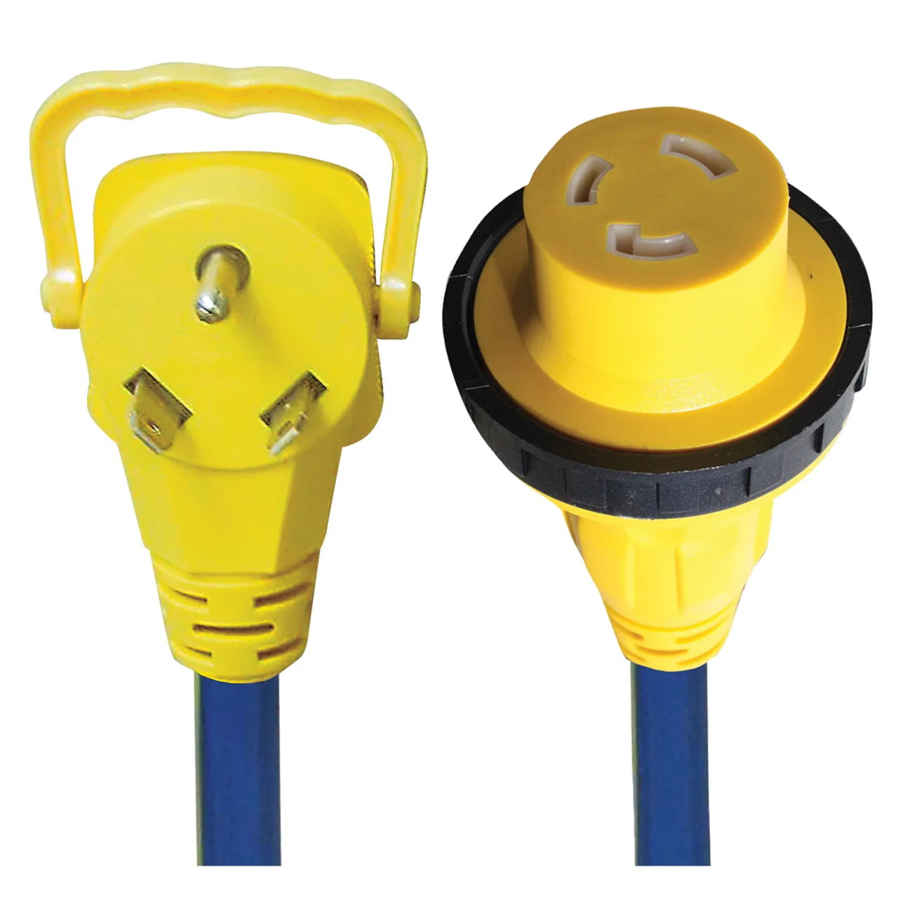 Voltec 16-00590 E-Zee Grip Locking Extension Cord - 2', 30 Amp - 16-00590