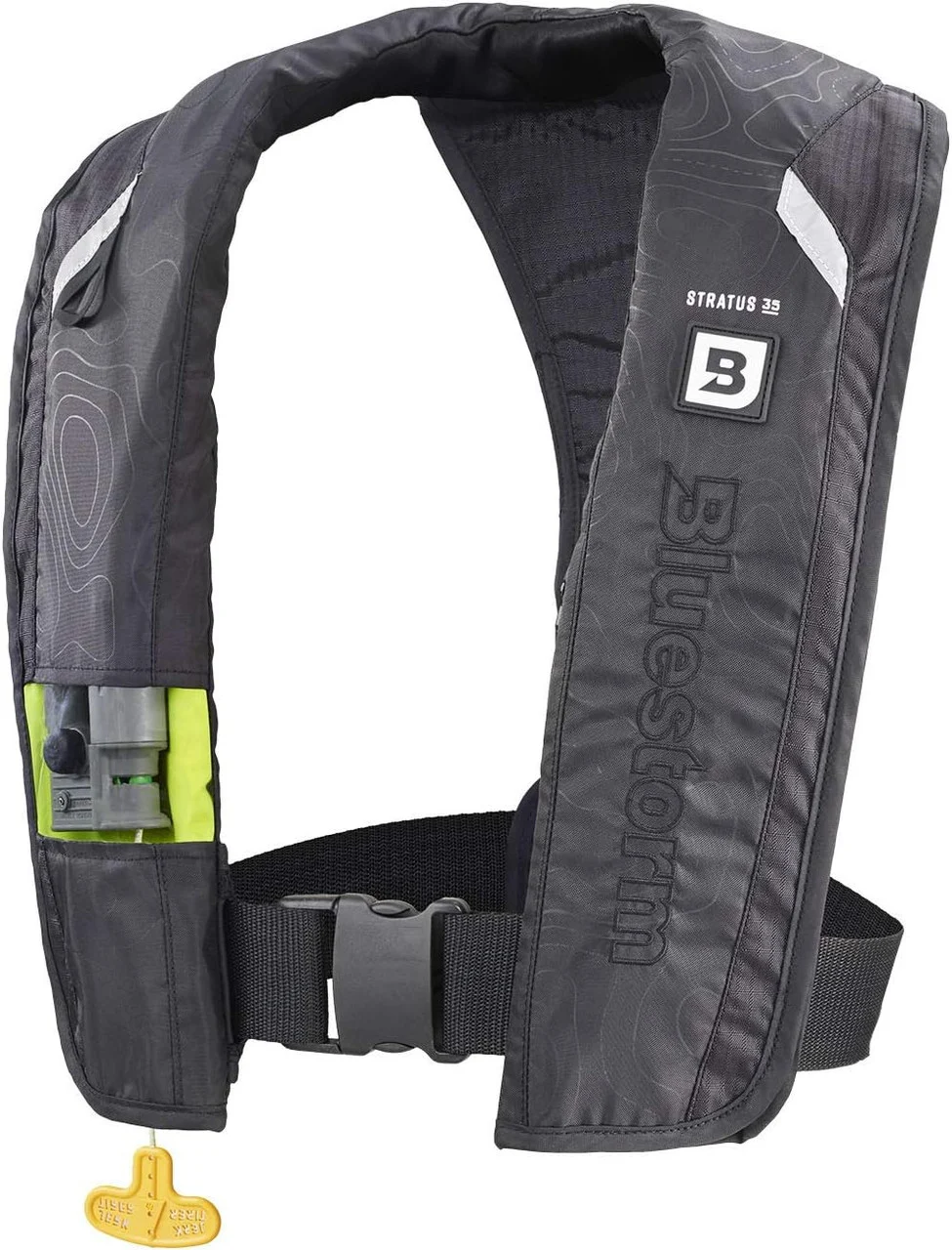 Bluestorm T1h-19-blk Stratus 35 Inflatable Pfd - Apex Black - T1H-19-BLK