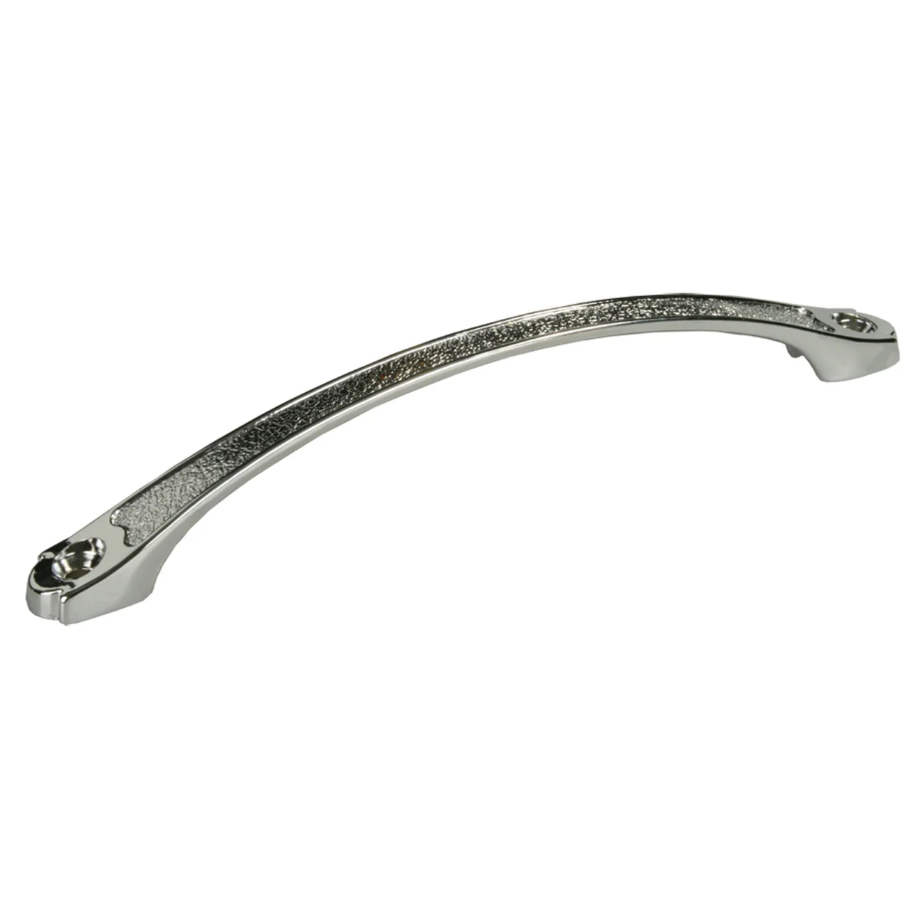 JR Products 9482-000-020 Chrome Plated Steel Assist Handle - Patterned - 9482-000-020