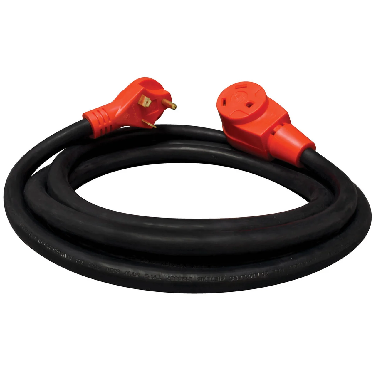Valterra A10-3010EH Mighty Cord 30 Amp Extension Cord w/Handle - 10', Red - A10-3010EH