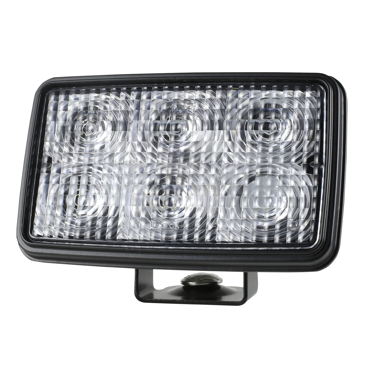 Grote 63741-5 Trilliant Mini Led Whitelight Work Light - 700 Lumens, Hardwired, Flood, Clear, 24v (retail Package) - 63741-5