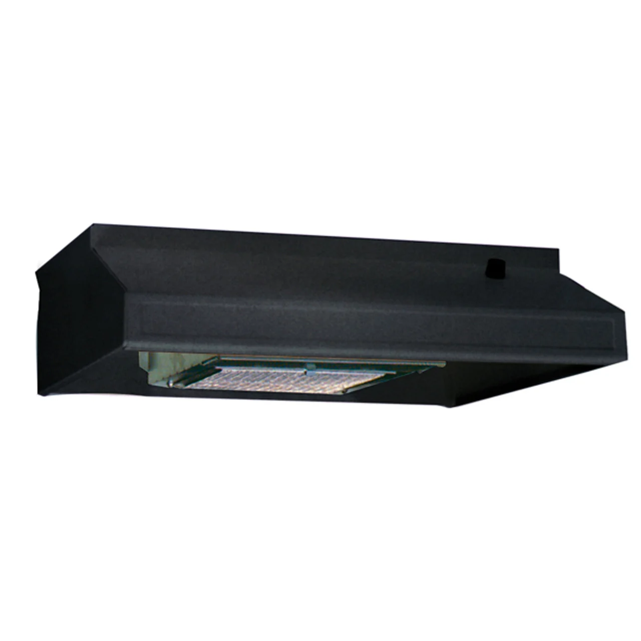 Ventline PC62-S30BC-2 PC Series Smooth 120V AC Range Hood - 12" x 30", Black - PC62-S30BC-2